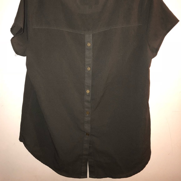 Missy Daisy Brown Blouse with Buttons - Picture 2 of 3